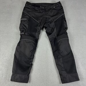 Triumph Motorcycle Pants Mens 42/52 Padded Vented Armored Riding Touring Utility